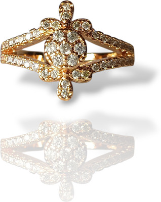 SMARTSOLUTION JZ-AURA777 Alloy Diamond Chain Ring - Multi Finger