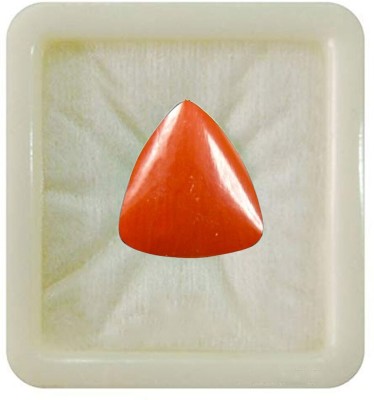 55Carat Natural Red Coral Moonga 5.25 Ratti 4.77 Carat Trillion Shape 1 Pcs For Stone Coral Ring