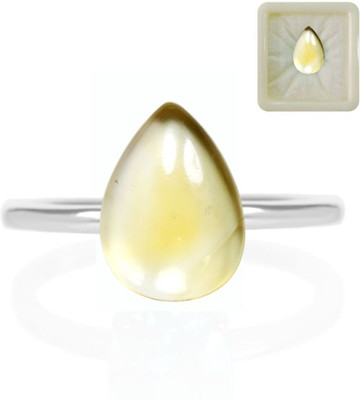 CaratYogi Real Natural Citrine Loose Gemstone8.41 Carat 9.25 Ratti Pear Shape for Stone Citrine Ring