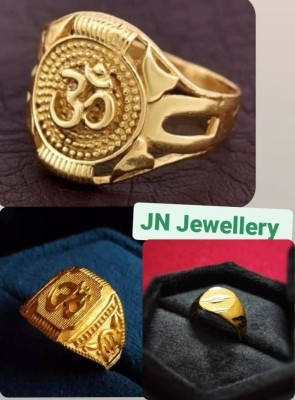jn fashion Brass Gold Plated Ring Set
