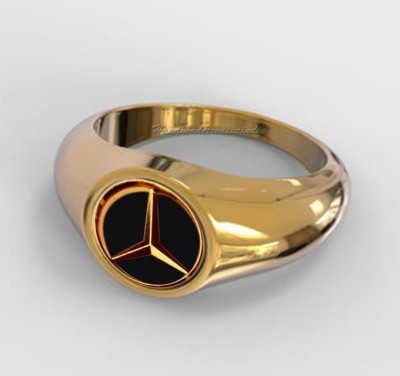 house of common Alloy Gold Plated Ring