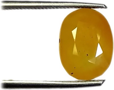 PRIYANSHU NAVRATN Lab Certified Natural 5.25 Ratti Yellow Sapphire Stone Pukhraj Gemstone Pukhraj Stone Sapphire Ring
