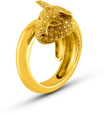 Gem O Sparkle Gold Plating Stylish Animalist Silver Ring Sterling Silver Silver Plated Ring