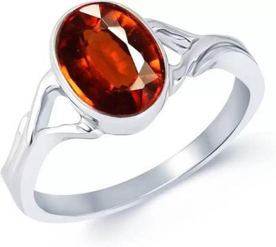 Gemzonite Gomed Ring / Hessonite Ring With natural Gomed Stone Brass Garnet Ring