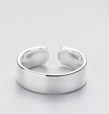 Vedansh Vedansh Enterprises Stylish Silver Plated Adjustable Ring Alloy Sterling Silver Plated Ring