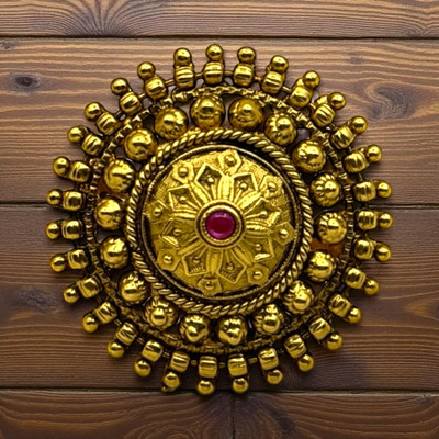 Sirini Brass Gold Plated Ring