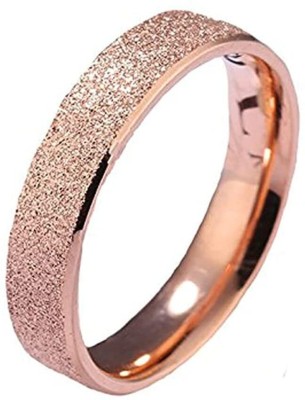 YELLOW CHIMES Dazzling Stardust Rose Gold Ring Stainless Steel Ring