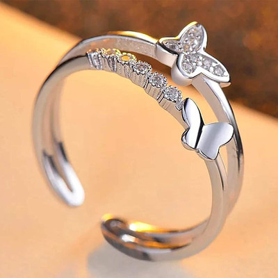 QualityAJ butterfly-ad-ring Alloy Ring