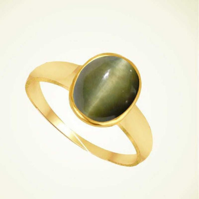 Jewelswonder Copper Cat's Eye Ring