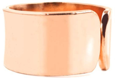 shinde exports mens' heavy pure plain tamba anguthi/ Copper Ring