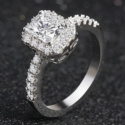 Charms Alloy Silver Plated Ring