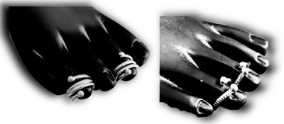 KAMADA CREATIONS Metal Silver Plated Toe Ring Set