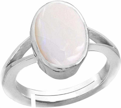 RSPR Stone Opal Silver Plated Ring