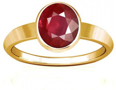 Gems Jewels Online Loose Certified Natural Burma Ruby – Manik Stone Copper Ruby Ring