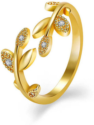 GEMGLEAM RING/G Stainless Steel Gold Plated Ring