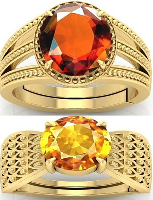 BHAIRAW GEMS Ratti Stone Adjustable Ring for Men & Women Stone NA, Sapphire Ring