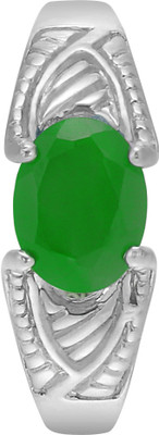 Sanoka 92.5 Sterling Silver Silver Onyx Silver Plated Ring