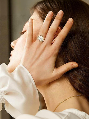 kazare Women Watch | Watch For Women | Girls Watch | Watch For Her Alloy Rhodium Plated Ring