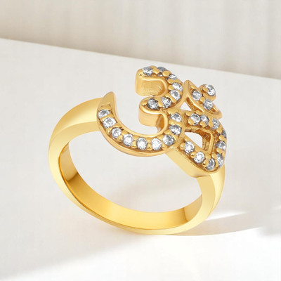 Kesari Brass Gold Plated Ring