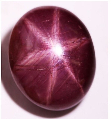 Pan mac Lab Certificd Natural Ruby Star 7.50 Ratti ( maneik ) Stone Ruby Ring