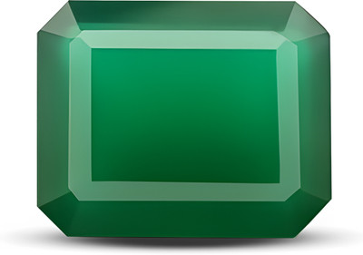 MAHADEVDEPSTORE 7 Ratti Natural Green Onyx Stone Lab Certified | Real Onyx Gemstone Stone Onyx Ring