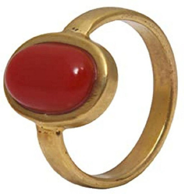 Vanishree World Copper Sapphire Gold Plated Ring