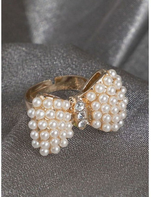 STYYLO FASHION RNG-M-20146-SF Alloy Cubic Zirconia Gold Plated Ring