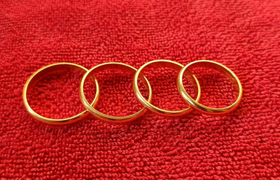 RDTSTORE PLAIN KAIDA Copper Gold Plated Ring