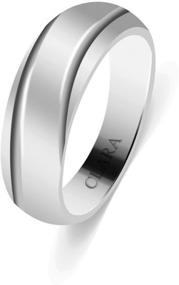 CLARA Sterling Silver Cubic Zirconia Rhodium Plated Ring