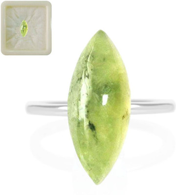 CaratYogi Real Natural Prehnite Loose Gemstone 8.41 Carat 9.25 Ratti Marquise Shape for Stone Crystal Ring