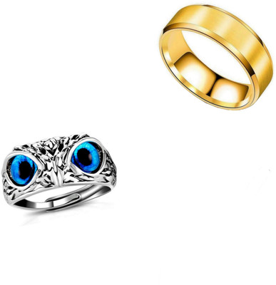 Neerajyoti ring set Alloy Gold Plated Ring Set