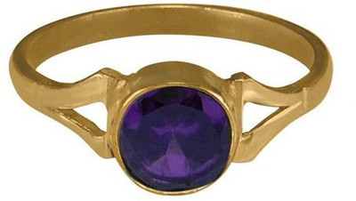 Jewelswonder Amethyst Ring With Natural Amethyst Stone Stone Amethyst Silver Plated Ring
