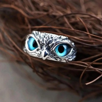 omaya jewels EAGLE EYE RING Stainless Steel Ring