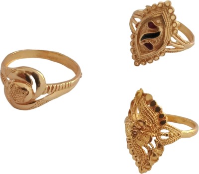 Nawab Collection Stylish & Trendy Ring Combo Alloy Ring