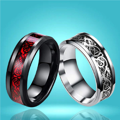 Neerajyoti Stainless Steel Silver Plated Ring Set