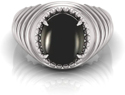 TODANI JEMS Shell Agate Rhodium Plated Ring