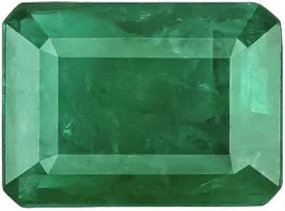 VishvMa 6.25 Ratti 5.62 Carat Gemstone Created Certified Zambian Emerald/Panna Stone Stone Emerald Ring