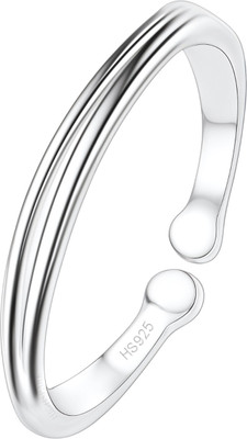 HighSpark 92.5 Silver - Timeless Double Band Toe Ring - Band Ring Sterling Silver Toe Ring