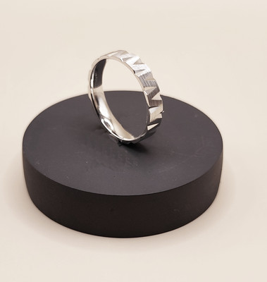 silvona jewel Sterling Silver Rhodium Plated Ring