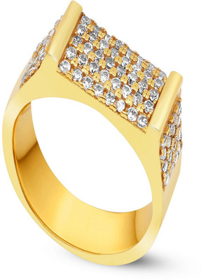 mahi creation Stainless Steel, Copper Gold Plated Ring