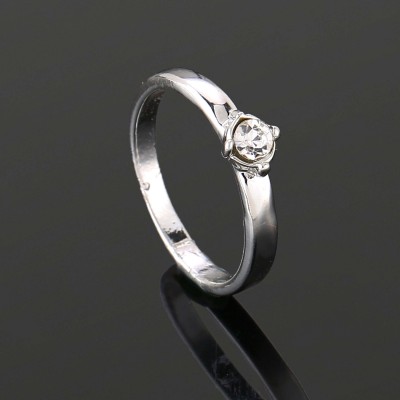 Estele NA Alloy Crystal Rhodium Plated Ring