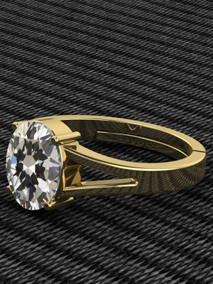 Gemzonite Original 12.25 Ratti White Zircon Gem Stone Ring With leb certificate Brass Zircon Ring