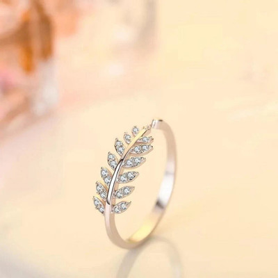 Ringzinee Alloy Rhodium Plated Ring