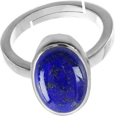 YADAV ER Lapiz Ring Original Lab Certified Unheated Untreated Precious Stone For Unisex Stone Silver Plated Ring