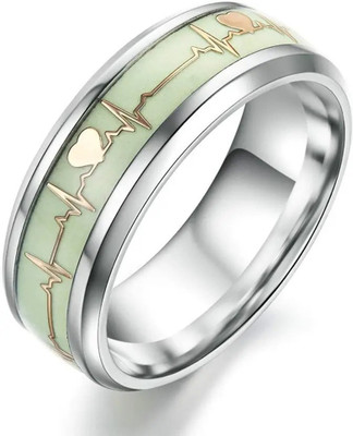 flok radium ring 21 Stainless Steel Cat's Eye Chain Ring - Single Finger