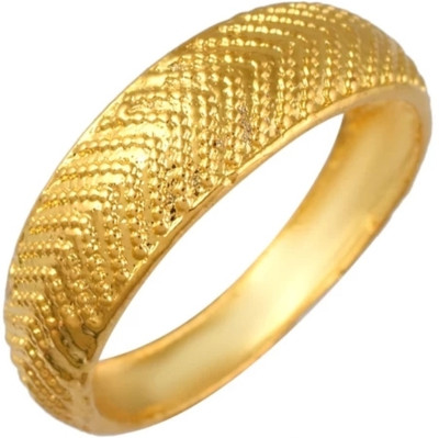 Shree shyam shopee Gold design ring Alloy Gold Plated Ring