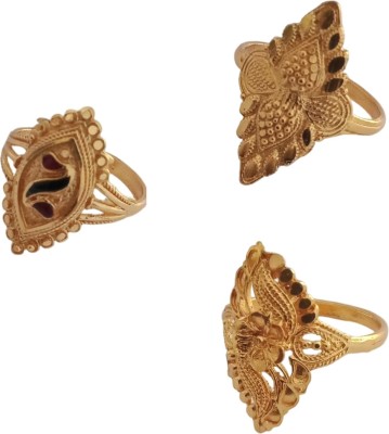 Nawab Collection Stylish & Trendy Ring Combo Alloy Ring