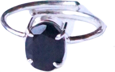Maitri Export Stone Crystal Rhodium Plated Ring