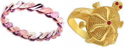 Dynamic Retail Global Set 1 Ring for Men & Women, Gold Alloy Ring