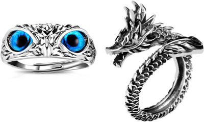 NICELIFE COLLECTIONS Stainless Steel Titanium Plated Ring